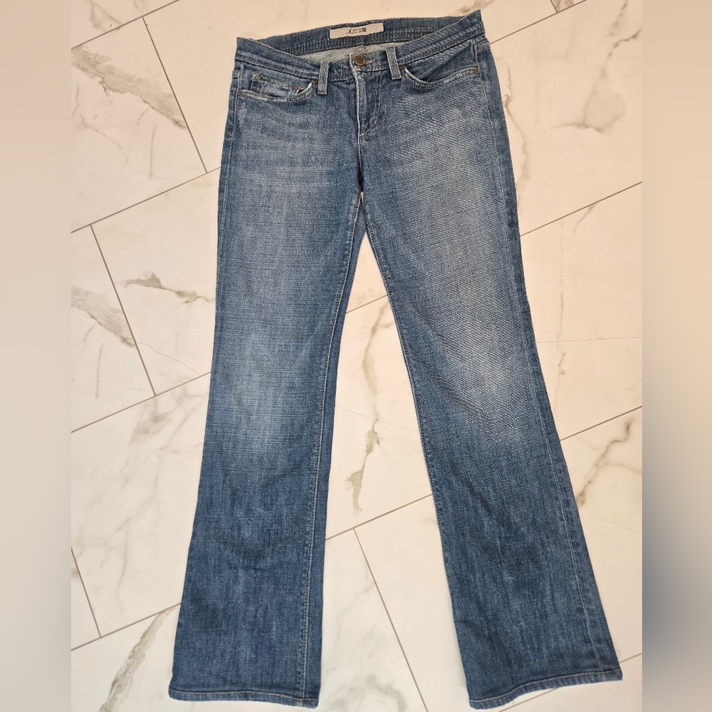 Joe's Womens Jeans Holy Flare Jeans Distressed Size 28